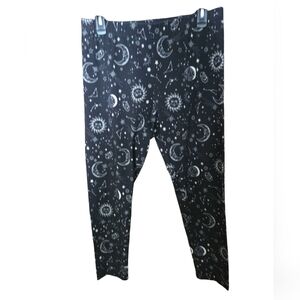 Black and White Celestial Leggings